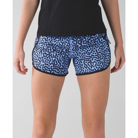 Lululemon Speed Short Ace Spot Tracker 4in Lullaby - Picture 1 of 8